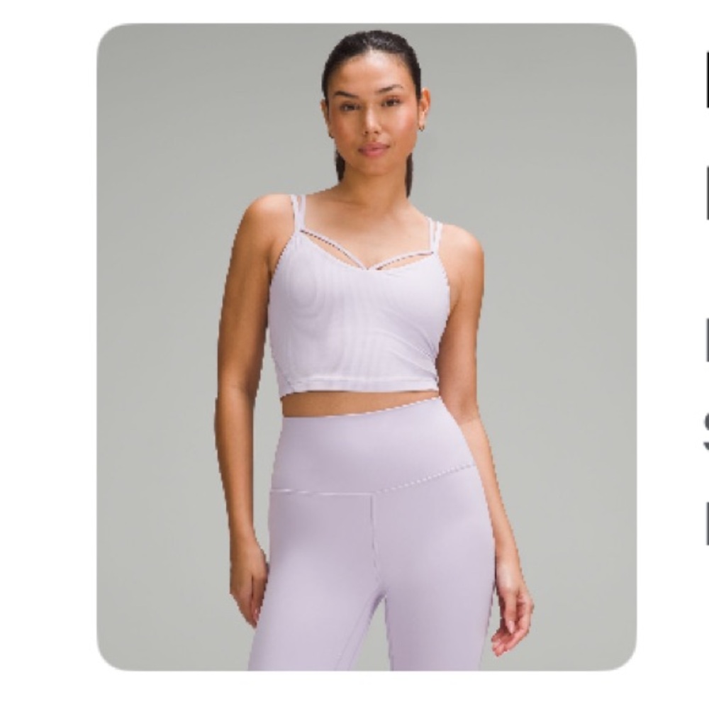 Lululemon Strappy Ribbed Tank Top SZ 6
